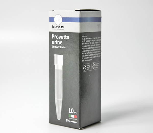 provetta conica box